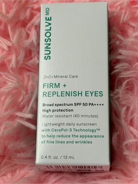 Firm + Replenish Broad Spectrum SPF 50  Daily Eye Sunscreen .4fl oz